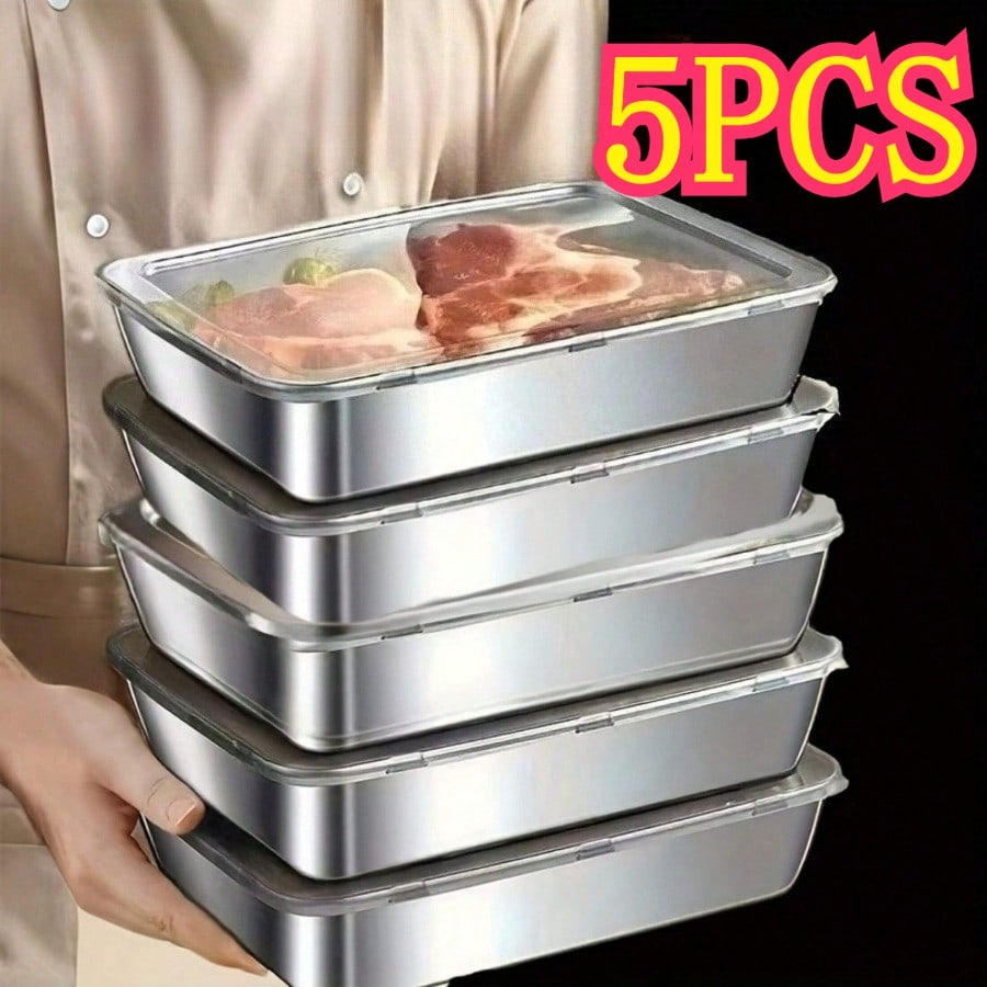 Food Storage Oven Safe - Lot de 5 contenants de stockage