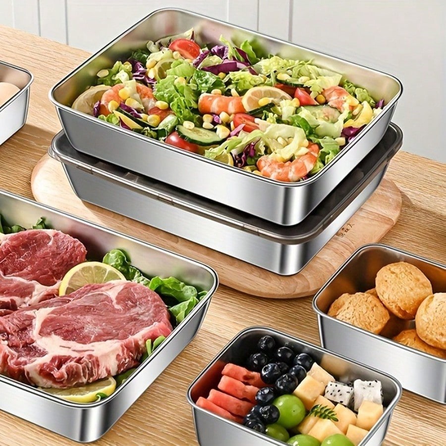 Lot de 5 contenants de stockag - Food Storage Oven Safe avis et prix