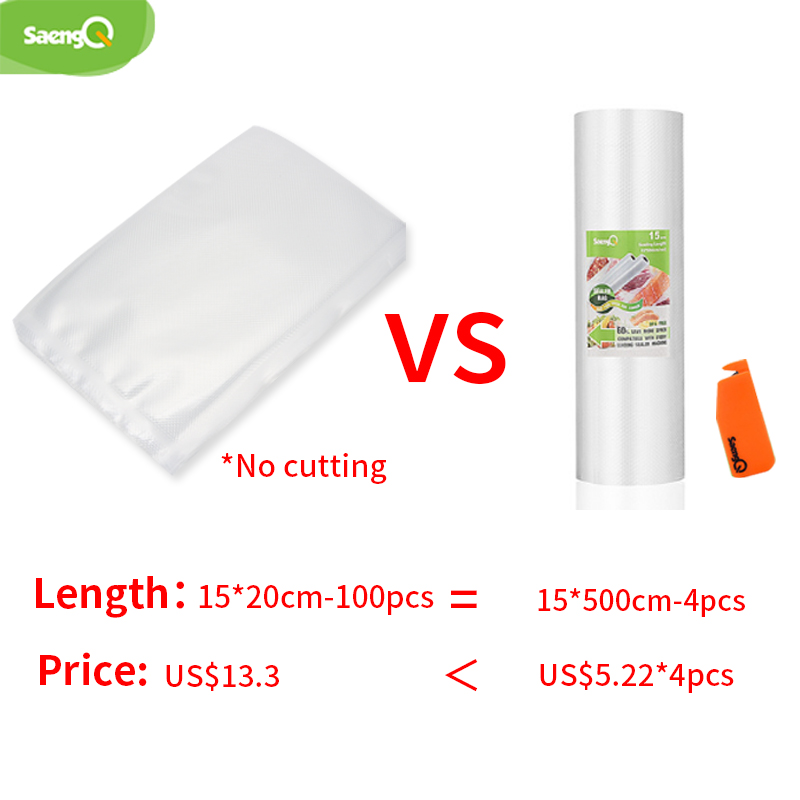 SaengQ – sacs sous vide de cui - Food Storage Bag avis et prix
