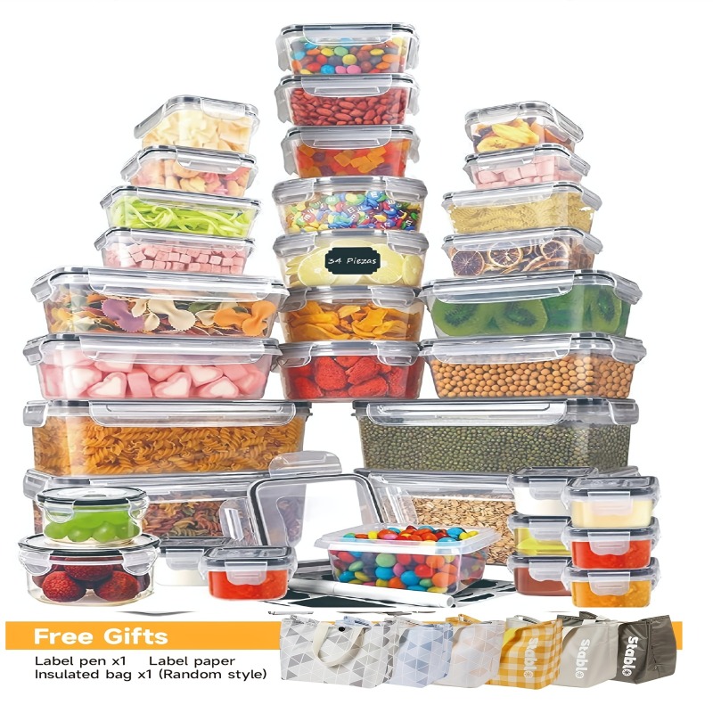 Ensemble de 48 contenants alim - Food Storage Labels avis et prix